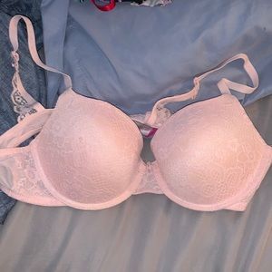 It’s a light pink bra